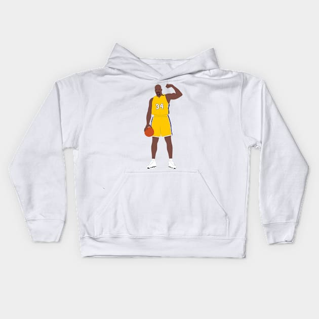 Baby Shaq Kids Hoodie by SickSticksCo